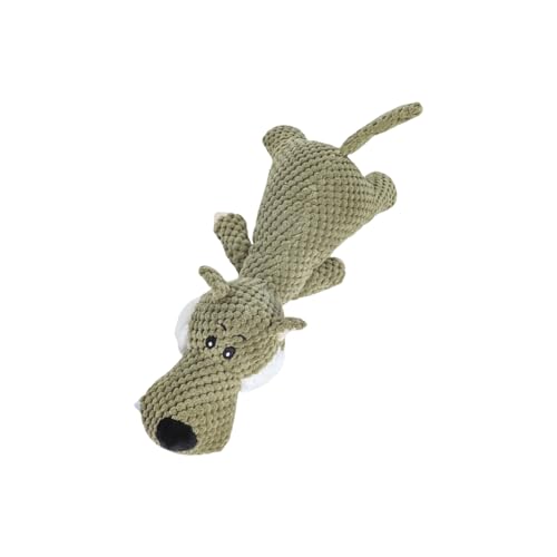 ZUJIABAO Interaktions-Plüschtier Hundespielzeug mit Geräuschmacher, quietschendes Kauspielzeug für Hunde, Stressabbau und Zähne, Plüsch mit Quietscher ZUJIABAO Interaktions-Plüschtier Hundespielzeug mit Geräuschmacher, quietschendes Kauspielzeug für Hunde, Stressabbau und Zähne, Plüsch mit Quietscher von ZUJIABAO