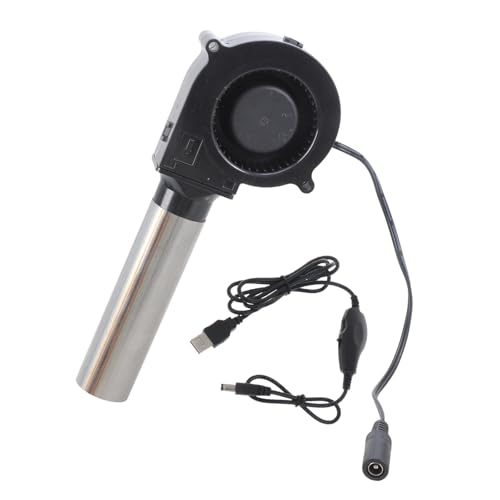 ZUJIABAO Outdoor-Kochventilator, Luftgebläse für Grill, Blasebalg, Handkurbel, Werkzeug, Camping, Hand-Kochventilator, Grillgebläse ZUJIABAO Outdoor-Kochventilator, Luftgebläse für Grill, Blasebalg, Handkurbel, Werkzeug, Camping, Hand-Kochventilator, Grillgebläse von ZUJIABAO