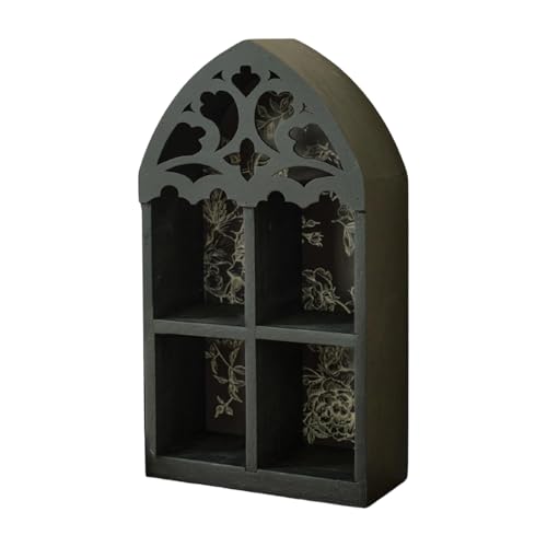 ZUJIABAO Schweberegal mit französischen Vierfolien, mit aufwendigen Schnitzereien, mehrstöckig, Wandmontage, Heimdekoration, einzigartiges Geschenk, Holz, mehrschichtiges Wandregal ZUJIABAO Schweberegal mit französischen Vierfolien, mit aufwendigen Schnitzereien, mehrstöckig, Wandmontage, Heimdekoration, einzigartiges Geschenk, Holz, mehrschichtiges Wandregal von ZUJIABAO