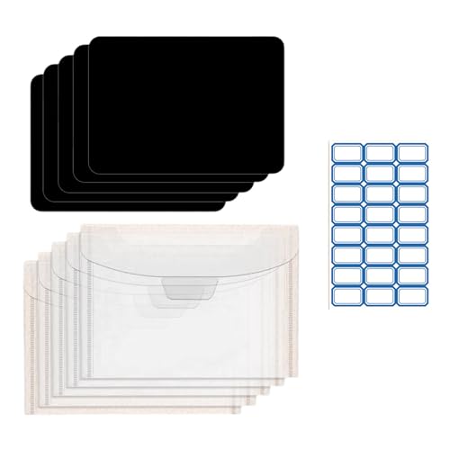 ZUJIABAO Transparente Aufbewahrungstasche mit 0,075 cm dicken Gummiblättern und selbstklebenden Etiketten für Scrapbooking, Bastelbögen ZUJIABAO Transparente Aufbewahrungstasche mit 0,075 cm dicken Gummiblättern und selbstklebenden Etiketten für Scrapbooking, Bastelbögen von ZUJIABAO