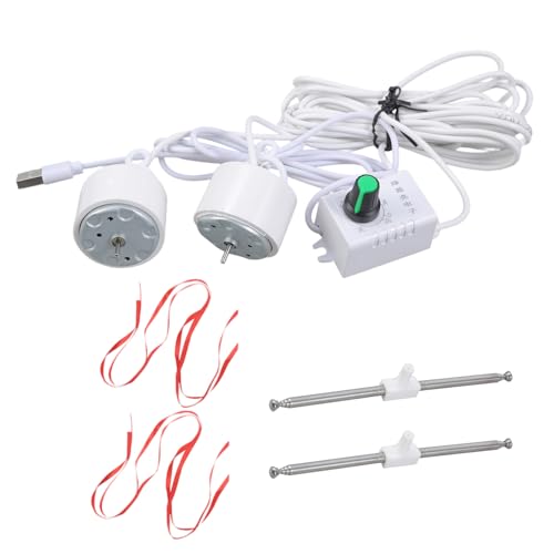 ZUJIABAO USB-Ventilator für Lebensmittelstände, Lebensmittelmarkt, hängende Verlängerung von 11,5–27 cm, Markt für Märkte von ZUJIABAO