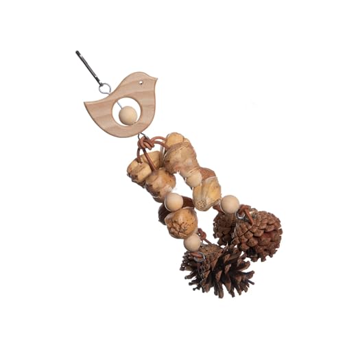 ZUJIABAO Vogeltränen Puzzle Block Spielzeug Käfig Kauen mit Tannenzapfen für verschiedene Vögel Vogelkäfig Hängende Verlobung Spaß Vogel Reißspielzeug ZUJIABAO Vogeltränen Puzzle Block Spielzeug Käfig Kauen mit Tannenzapfen für verschiedene Vögel Vogelkäfig Hängende Verlobung Spaß Vogel Reißspielzeug von ZUJIABAO
