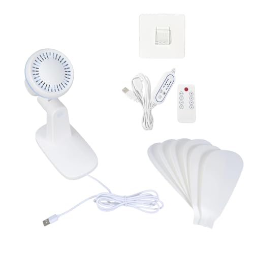 ZUJIABAO Wandventilator USB mit Fernbedienung 8H Timer & 4 Geschwindigkeiten für Schlafzimmer Büro Garage Leise Platzsparendes Design USB Wandventilator mit Fernbedienung ZUJIABAO Wandventilator USB mit Fernbedienung 8H Timer & 4 Geschwindigkeiten für Schlafzimmer Büro Garage Leise Platzsparendes Design USB Wandventilator mit Fernbedienung von ZUJIABAO