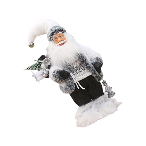 ZUJIABAO Weihnachtsmann-Dekoration, 30,5 cm, für Kaminsims, Bücherregal, Wohnzimmer, Urlaubsdekorationen, Weihnachtsmann-Dekoration ZUJIABAO Weihnachtsmann-Dekoration, 30,5 cm, für Kaminsims, Bücherregal, Wohnzimmer, Urlaubsdekorationen, Weihnachtsmann-Dekoration von ZUJIABAO
