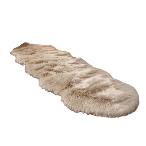 ZUJIABAO Zotteliger Teppich, weicher Plüschteppich, langlebig, für den Innenbereich, Bodenmatte für Wohnzimmer, Schlafzimmer, Bodenmatte, Acryl-Teppich von ZUJIABAO