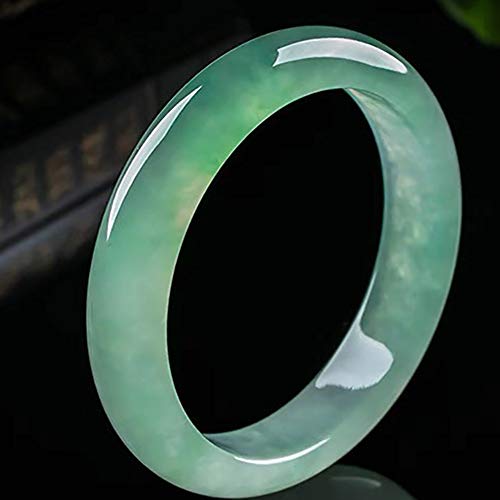 ZUKETANG Jade Armreif Armbände,Natürliche Jade Armreif Armbänder Für Frauen, Jade Armreifen Schmuck Eltern, Familie, Freunde Und Sich Selbst,56-58mm von ZUKETANG