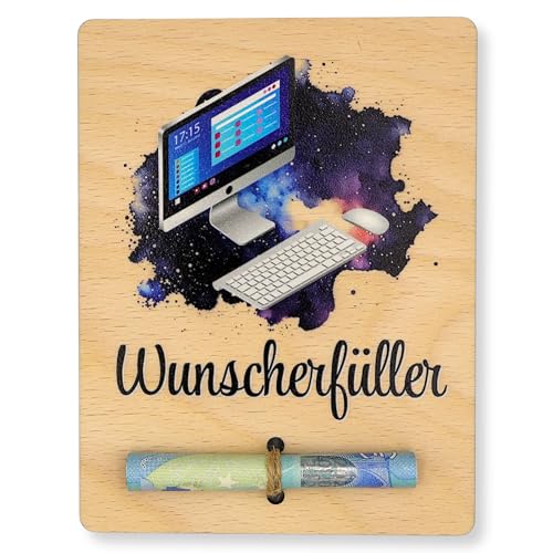 ZUKLA Verpackung für Geldgeschenk 13 x 10 cm - Spardose Computer Zubehör Geschenk - Computer Geschenke - PC Geschenke - Handmade von ZUKLA