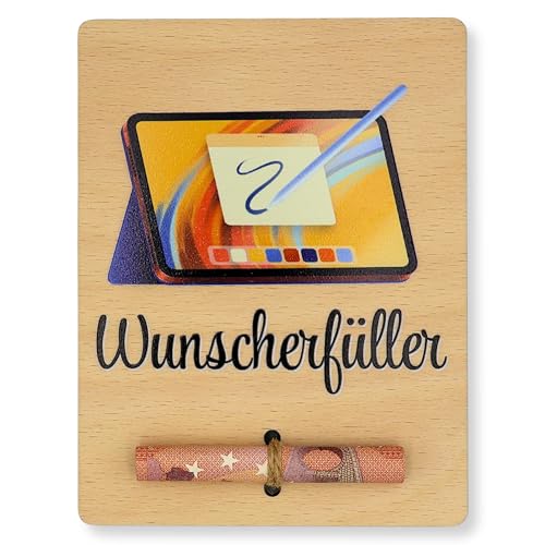 ZUKLA Verpackung für Geldgeschenk Tablet 13 x 10 cm - Spardose Tablett Geschenk - Computer Geschenke - PC Geschenke - Handmade von ZUKLA