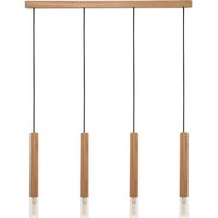 Zumaline madera Stab-Pendel-Deckenleuchte, Holz, 4x G9 von ZUMALINE LIGHTING