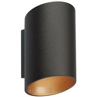 Zumaline Lighting - Zumaline slice Deckenfluter, Schwarz, Gold, 1x G9 von ZUMALINE LIGHTING