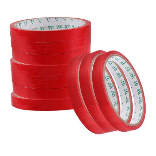 ZUNOXAZ 10 Rollen Verpackungsband Rot Robustes Klebeband für Supermarkt zurichtmaschinen Vielseitig Einsetzbar für Verpackung Versiegelung mit Starker Haftkraft für Sicheres Fixieren ZUNOXAZ 10 Rollen Verpackungsband Rot Robustes Klebeband für Supermarkt zurichtmaschinen Vielseitig Einsetzbar für Verpackung Versiegelung mit Starker Haftkraft für Sicheres Fixieren von ZUNOXAZ