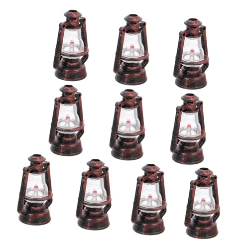 ZUNOXAZ 10 Stück Retro Miniatur Petroleumlampen Weihnachtsbaum Deko Rotkupfer Hängend Vintage Laternen für Festliche Tisch und Partybeleuchtung im Landhausstil ZUNOXAZ 10 Stück Retro Miniatur Petroleumlampen Weihnachtsbaum Deko Rotkupfer Hängend Vintage Laternen für Festliche Tisch und Partybeleuchtung im Landhausstil von ZUNOXAZ