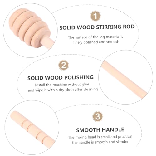 ZUNOXAZ 12 Stück Teiliges Holz Honigstabb Honiglöffel Rührstäbchen für Kaffee Tee Frühstück Ergonomischer Griff Wiederverwendbar Praktischer Honigspender Lang Wiederverwendbar ZUNOXAZ 12 Stück Teiliges Holz Honigstabb Honiglöffel Rührstäbchen für Kaffee Tee Frühstück Ergonomischer Griff Wiederverwendbar Praktischer Honigspender Lang Wiederverwendbar von ZUNOXAZ