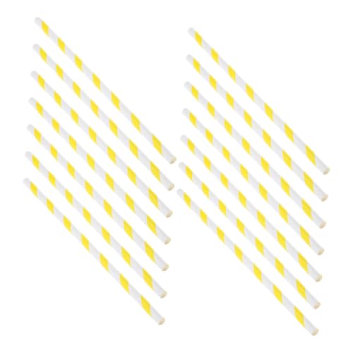 ZUNOXAZ 150 Stück Kommerzielle Baumwoll -Süßigkeitenstöcke Stöcke behandeln -Stick Kuchen -Pop -Sticks Zuckerstangenmasse Lutscher-Stäbchen zum Selbermachen Papier Gelb ZUNOXAZ 150 Stück Kommerzielle Baumwoll -Süßigkeitenstöcke Stöcke behandeln -Stick Kuchen -Pop -Sticks Zuckerstangenmasse Lutscher-Stäbchen zum Selbermachen Papier Gelb von ZUNOXAZ