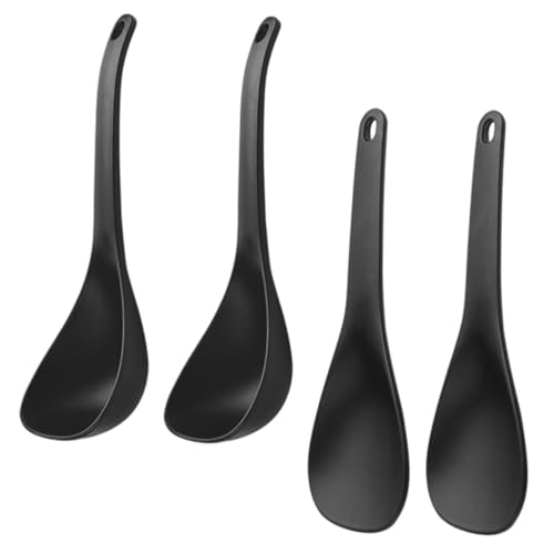 ZUNOXAZ 2 Sätze Antihaft Reislöffel mit Langem Ergonomischem Griff Hitzebeständig Vielseitig für Reis und Suppe Langlebiges Küchenutensil Komfortabel und Robust für Einfaches Servieren ZUNOXAZ 2 Sätze Antihaft Reislöffel mit Langem Ergonomischem Griff Hitzebeständig Vielseitig für Reis und Suppe Langlebiges Küchenutensil Komfortabel und Robust für Einfaches Servieren von ZUNOXAZ