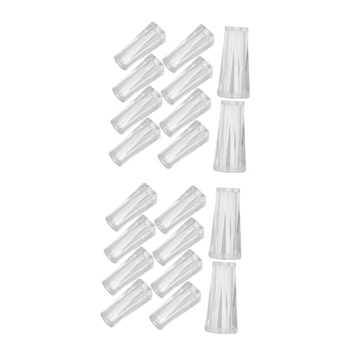 ZUNOXAZ 2 Sätze Teiliges Transparente Jalousie Kordelknöpfe Aus Widerstandsfähigem Material Langlebige Vorhangzubehör Ersatzteile Mit Eleganten Klaren Quasten Für 10 Stück * 2 von ZUNOXAZ