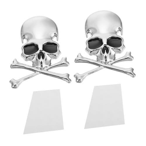 ZUNOXAZ 2 Stück Auto Aufkleber Metall Skelett Schädel Sticker Langlebig Umweltfreundlich Vielseitig für Fahrzeug Motorrad Fenster und Laptop Dekor ZUNOXAZ 2 Stück Auto Aufkleber Metall Skelett Schädel Sticker Langlebig Umweltfreundlich Vielseitig für Fahrzeug Motorrad Fenster und Laptop Dekor von ZUNOXAZ