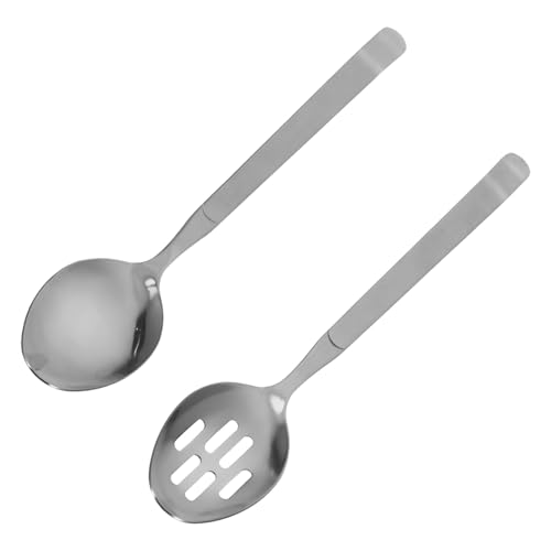 ZUNOXAZ 2 Stück Edelstahl Servierlöffel Geschlitzter Küchenhelfer mit Glatten Kanten Leicht und Vielseitig für Haushalt Restaurant und Buffet Robust und Kompakt für Outdoor und Catering ZUNOXAZ 2 Stück Edelstahl Servierlöffel Geschlitzter Küchenhelfer mit Glatten Kanten Leicht und Vielseitig für Haushalt Restaurant und Buffet Robust und Kompakt für Outdoor und Catering von ZUNOXAZ