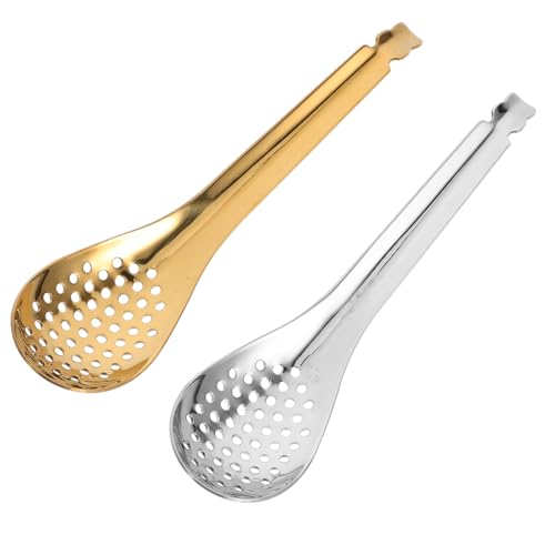 ZUNOXAZ 2 Stück Edelstahl Slotted Spoon Leicht Robust Spülmaschinengeeignet Haushalts servierlöffel mit Glatter Oberfläche zum Servieren von Kleinen Speisen und Desserts Platzsparend ZUNOXAZ 2 Stück Edelstahl Slotted Spoon Leicht Robust Spülmaschinengeeignet Haushalts servierlöffel mit Glatter Oberfläche zum Servieren von Kleinen Speisen und Desserts Platzsparend von ZUNOXAZ