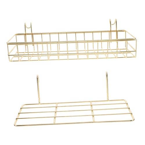 ZUNOXAZ 2 Stück Gold Wandkorb Hängeregal Aufbewahrungskorb mit Haken Minimalistisches Wandregal für Küche Wohnzimmer Büro Stapelbarer Drahtkorb zur Pflanzen und Dekorationspräsentation ZUNOXAZ 2 Stück Gold Wandkorb Hängeregal Aufbewahrungskorb mit Haken Minimalistisches Wandregal für Küche Wohnzimmer Büro Stapelbarer Drahtkorb zur Pflanzen und Dekorationspräsentation von ZUNOXAZ