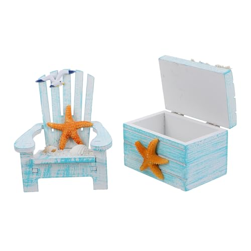 ZUNOXAZ 2 Stück Mediterrane Mini Holzstuhl Deko mit Box Teiliges Handgefertigte Strandstuhl Miniatur Robustes Holzmodell für Wohn und Bürodekoration Stilvolle Tischdekoration ZUNOXAZ 2 Stück Mediterrane Mini Holzstuhl Deko mit Box Teiliges Handgefertigte Strandstuhl Miniatur Robustes Holzmodell für Wohn und Bürodekoration Stilvolle Tischdekoration von ZUNOXAZ