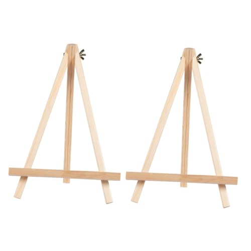 ZUNOXAZ 2 Stück Mini Holz Staffelei Stabiles Tisch Display aus Ausgewähltem Holz für Anfänger Schüler und Kompakt mit Dreibeinigem Stativ Vielseitig als Malstaffelei und Deko für ZUNOXAZ 2 Stück Mini Holz Staffelei Stabiles Tisch Display aus Ausgewähltem Holz für Anfänger Schüler und Kompakt mit Dreibeinigem Stativ Vielseitig als Malstaffelei und Deko für von ZUNOXAZ