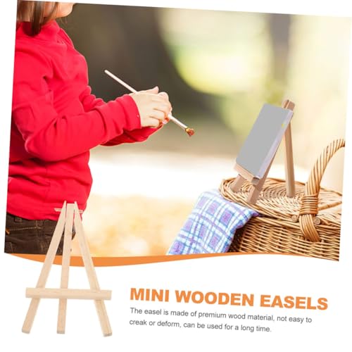 ZUNOXAZ 2 Stück Mini Holz Staffelei Verstellbarer Tischdisplay Ständer für Karten Fotos Kunsthandwerk Kompakte Stabile Dreieck Staffelei für Wohnzimmer Büro Schlafzimmer Präsentation ZUNOXAZ 2 Stück Mini Holz Staffelei Verstellbarer Tischdisplay Ständer für Karten Fotos Kunsthandwerk Kompakte Stabile Dreieck Staffelei für Wohnzimmer Büro Schlafzimmer Präsentation von ZUNOXAZ