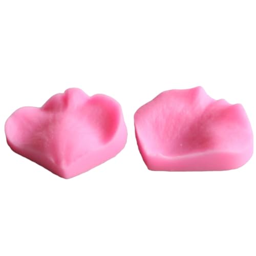 ZUNOXAZ 2 Stück Silikon Kuchenform Blütenblattform Flexible Fondant Mousse Backform Bpa frei Hitzebeständig und Wiederverwendbar für Schokolade und Torten Dekoration von ZUNOXAZ