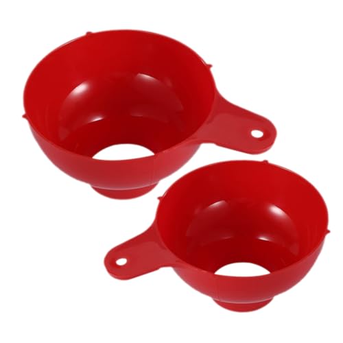 ZUNOXAZ 2 Stück Teiliges Kunststoff trichter Breiter Öffnung Langlebig und Vielseitig für Küchenflüssigkeiten Einfache Reinigung für Einfüllen in Einmachgläser Geeignet für Öl Saft Milch von ZUNOXAZ