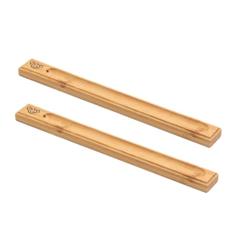 ZUNOXAZ 2 Stück Teiliges Räucherstäbchenhalter aus Holz Kompakter Stick Incense Burner mit Langlebig und Einfach zu Reinigen für Home Decor Yoga Spa Garten und Badezimmer von ZUNOXAZ