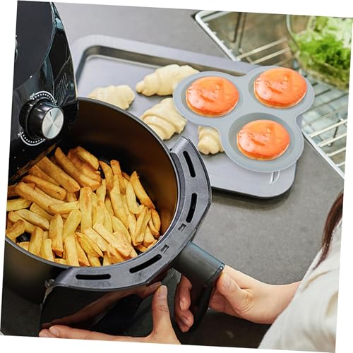 ZUNOXAZ 2 Stück Teiliges Silikon Muffin Backform Hitzebeständig Antihaftbeschichtet Wiederverwendbar Geeignet für Heißluftfritteuse und DIY Kuchen für Muffins und Brownies von ZUNOXAZ