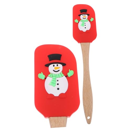 ZUNOXAZ 2 Stück Teiliges Silikonbeschichtetes Backschaber mit Weihnachtlichen Motiven Hitzebeständig Verschleißfest Vielseitig zum Backen und Kuchenformen Sicher und Leicht für Haushalt ZUNOXAZ 2 Stück Teiliges Silikonbeschichtetes Backschaber mit Weihnachtlichen Motiven Hitzebeständig Verschleißfest Vielseitig zum Backen und Kuchenformen Sicher und Leicht für Haushalt von ZUNOXAZ