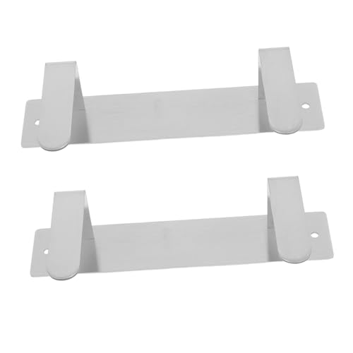 ZUNOXAZ 2 Stück Topfdeckel Aufbewahrung Zur Wandmontage Topfdeckelhalter Wand Schneidebrett Organizer Küchenwandregal Edelstahl Deckelhalter Silber Edelstahl 304 von ZUNOXAZ