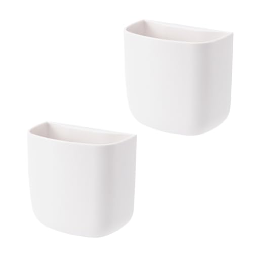 ZUNOXAZ 2 Stück Wandaufbewahrungsboxen ohne Bohren Organizer mit Ladeöffnung für Handy Schlüssel Geeignet für Küche Wohnzimmer Bad Platzsparend Weiß ZUNOXAZ 2 Stück Wandaufbewahrungsboxen ohne Bohren Organizer mit Ladeöffnung für Handy Schlüssel Geeignet für Küche Wohnzimmer Bad Platzsparend Weiß von ZUNOXAZ