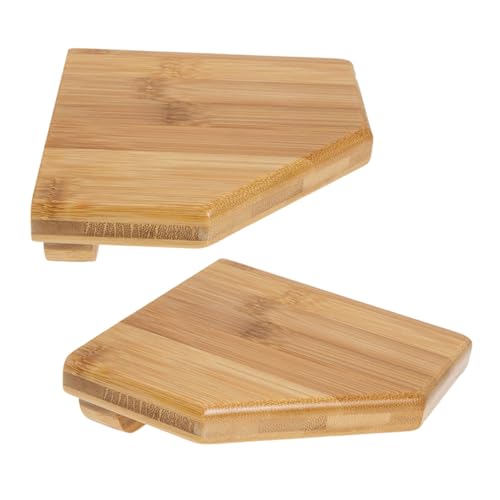 ZUNOXAZ 2stücke Eckwandregal Schwebende Wandregale Rustikale Aufbewahrung Für Wohnzimmer Schlafzimmer Badezimmer Küche Ohne Bohren Minimalistisches Design von ZUNOXAZ
