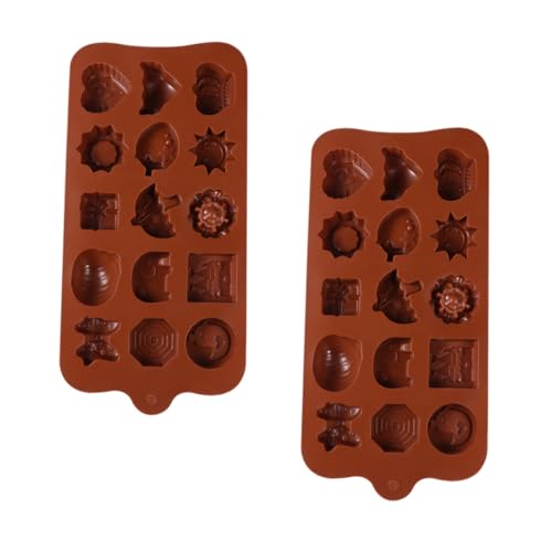 ZUNOXAZ 2 Stücke Kreative Silikon Fondant Molds Backform für Schokolade Pralinen Kuchen DIY Backzubehör Umweltfreundlich Langlebig Einfach zu Reinigen für Zuhause und ZUNOXAZ 2 Stücke Kreative Silikon Fondant Molds Backform für Schokolade Pralinen Kuchen DIY Backzubehör Umweltfreundlich Langlebig Einfach zu Reinigen für Zuhause und von ZUNOXAZ