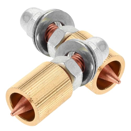 ZUNOXAZ 2 Stücke Kupfer Collet Chuck für Karosserie Blechreparatur Dent Puller Werkzeug Rutschfeste Zugklemme für Präzise Blechkratzer Entfernung Kompakt und Vielseitig für Professionelle ZUNOXAZ 2 Stücke Kupfer Collet Chuck für Karosserie Blechreparatur Dent Puller Werkzeug Rutschfeste Zugklemme für Präzise Blechkratzer Entfernung Kompakt und Vielseitig für Professionelle von ZUNOXAZ