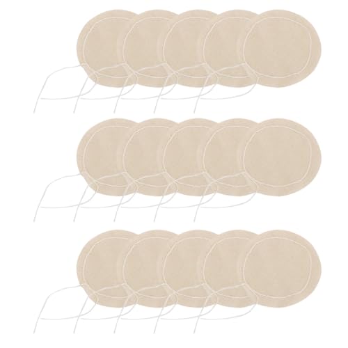 ZUNOXAZ 20 Stück Baumwolle Kaffeefilter Baumwollfilter Wiederverwendbar Hitzebeständig Korrosionsbeständig Für Syphon Kaffeemaschine Kaffeezubehör Für Kaffee Liebhaber Zuhause Büro von ZUNOXAZ