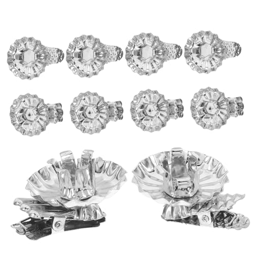 ZUNOXAZ 20 Stück Teiliges Metall Kerzenhalter mit Clips Stabiles Design Silberfarbene Tischkerzenständer für Weihnachtsbaum Dekoration Rustikaler Stil für Stabkerzen und Festliche Stimmung ZUNOXAZ 20 Stück Teiliges Metall Kerzenhalter mit Clips Stabiles Design Silberfarbene Tischkerzenständer für Weihnachtsbaum Dekoration Rustikaler Stil für Stabkerzen und Festliche Stimmung von ZUNOXAZ