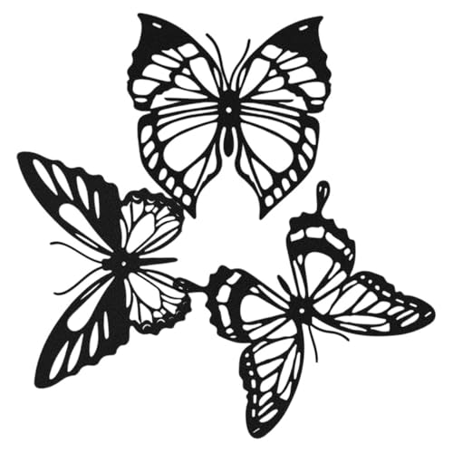 ZUNOXAZ 3 Stück Schmetterling-Wand- Makrame -Wand Hängen Party Hängend Groß Ornament Schmetterlinge Schmetterlingswandaufkleberdekoration Zubehör Dekorationen Rustikal Für Eisen Black ZUNOXAZ 3 Stück Schmetterling-Wand- Makrame -Wand Hängen Party Hängend Groß Ornament Schmetterlinge Schmetterlingswandaufkleberdekoration Zubehör Dekorationen Rustikal Für Eisen Black von ZUNOXAZ
