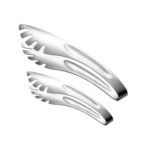 ZUNOXAZ 3 Stück Teiliges Edelstahl Spaghetti Zange Servierzange Salatzange Hitzebeständig Rostfrei Kleiner Küchenhelfer für Pasta Buffet Grill ZUNOXAZ 3 Stück Teiliges Edelstahl Spaghetti Zange Servierzange Salatzange Hitzebeständig Rostfrei Kleiner Küchenhelfer für Pasta Buffet Grill von ZUNOXAZ