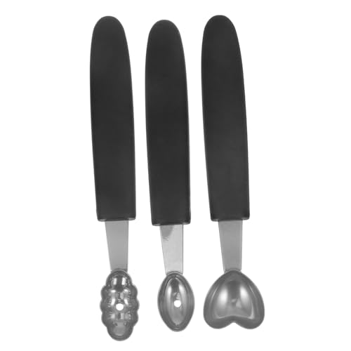 ZUNOXAZ 3 Stück Teiliges Eisportionierer aus Rostfreiem Edelstahl Stabile Obst und Eisball Scoops mit Wellen Ei und Herzform Praktisch für Obstplatten Desserts und Familienfeiern Zuhause ZUNOXAZ 3 Stück Teiliges Eisportionierer aus Rostfreiem Edelstahl Stabile Obst und Eisball Scoops mit Wellen Ei und Herzform Praktisch für Obstplatten Desserts und Familienfeiern Zuhause von ZUNOXAZ