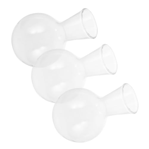 ZUNOXAZ 3 Stück Teiliges Hydroponische Glasvase Transparente Blumenvase für Dekorative Pflanzenarrangements für Wohnzimmer Büro und Garten Deko ZUNOXAZ 3 Stück Teiliges Hydroponische Glasvase Transparente Blumenvase für Dekorative Pflanzenarrangements für Wohnzimmer Büro und Garten Deko von ZUNOXAZ