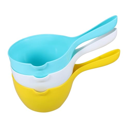 ZUNOXAZ 3 Stück Teiliges Wasserschöpfer mit Ergonomischem Griff Stabiler Vielseitiger Küchen Gartenschöpflöffel in Weiß Gelb Blau für Bad Camping und Haushalt ZUNOXAZ 3 Stück Teiliges Wasserschöpfer mit Ergonomischem Griff Stabiler Vielseitiger Küchen Gartenschöpflöffel in Weiß Gelb Blau für Bad Camping und Haushalt von ZUNOXAZ