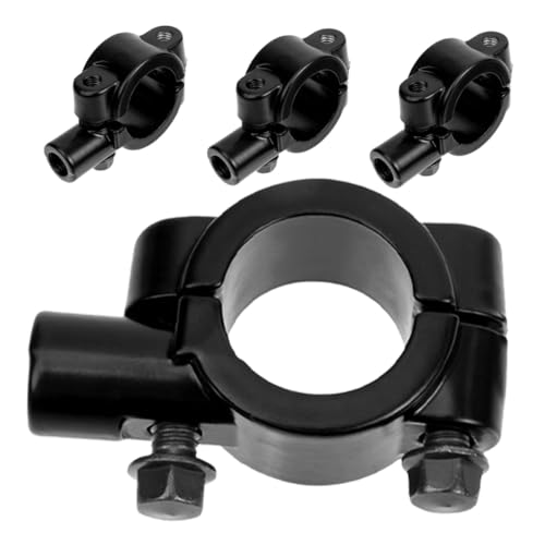 ZUNOXAZ 4 Stück Lenker Spiegelhalterung aus Robustem Zinklegierung für Motorrad und Fahrrad Stabile Rückspiegelhalter Klemme Einfache Montage ohne Werkzeug Passend für Diverse Modelle ZUNOXAZ 4 Stück Lenker Spiegelhalterung aus Robustem Zinklegierung für Motorrad und Fahrrad Stabile Rückspiegelhalter Klemme Einfache Montage ohne Werkzeug Passend für Diverse Modelle von ZUNOXAZ