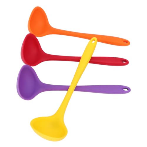 ZUNOXAZ 4stücke Silikonlöffel Zum Kochen Durchsichtiger Löffel Suppenlöffel Antihaftbeschichtete Schöpfkelle Flexibel Und Hitzebeständig Für Küche Und Esstisch ZUNOXAZ 4stücke Silikonlöffel Zum Kochen Durchsichtiger Löffel Suppenlöffel Antihaftbeschichtete Schöpfkelle Flexibel Und Hitzebeständig Für Küche Und Esstisch von ZUNOXAZ