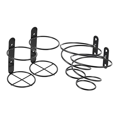 ZUNOXAZ 4 Stück Teiliges Wandmontage Weinregal Einzelner Flaschenhalter aus Langlebigem Metall Stapelbar und Platzsparend Geeignet für Bar Küche Restaurant als für Vielfältige Anlässe von ZUNOXAZ