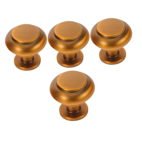 ZUNOXAZ 4 Stück Vintage Möbelgriff Zinklegierung mit Gebürsteter Oberfläche Ergonomisch Geformt für Komfortablen Halt Rutschfestes Design für Küchen Kleiderschränke Langlebig und Elegant von ZUNOXAZ