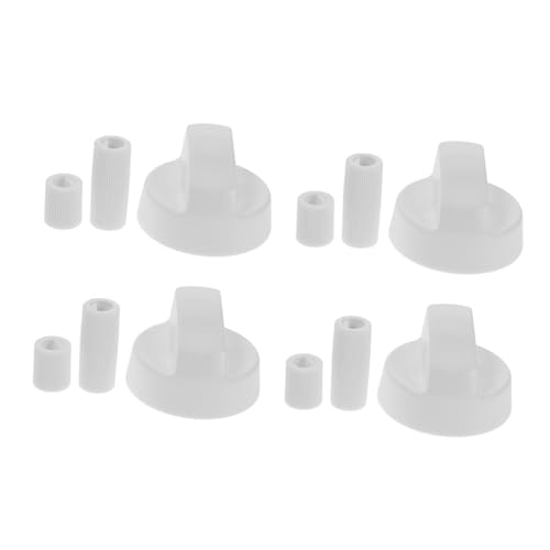 ZUNOXAZ 4er Pack Herdknöpfe mit Adaptern Kompatibel mit Meisten Gas und Elektroherden Robuste und Einfache Bedienung Weiß ZUNOXAZ 4er Pack Herdknöpfe mit Adaptern Kompatibel mit Meisten Gas und Elektroherden Robuste und Einfache Bedienung Weiß von ZUNOXAZ