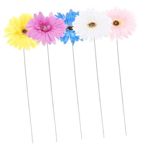 ZUNOXAZ 5 Stück Gartenstecker Dekorative Daisy Gartenpfähle aus Robustem für Rasen und Patio für Gartenornamente und Frühlingsatmosphäre ZUNOXAZ 5 Stück Gartenstecker Dekorative Daisy Gartenpfähle aus Robustem für Rasen und Patio für Gartenornamente und Frühlingsatmosphäre von ZUNOXAZ